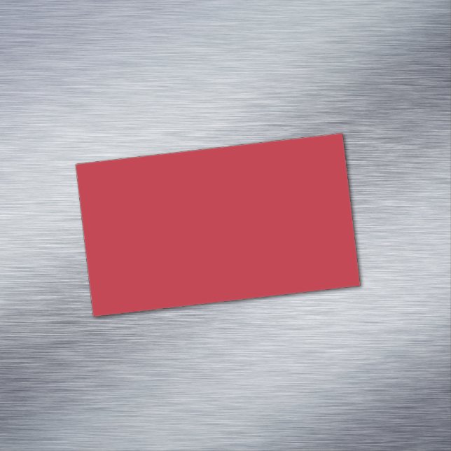 Dark Red Background  Business Card Magnet (In Situ)