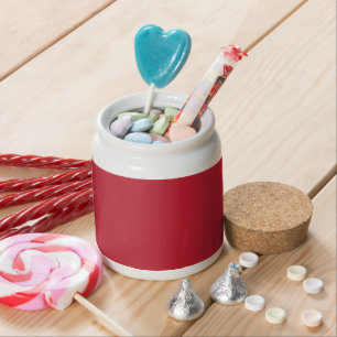 Dark Red Background  Candy Jar