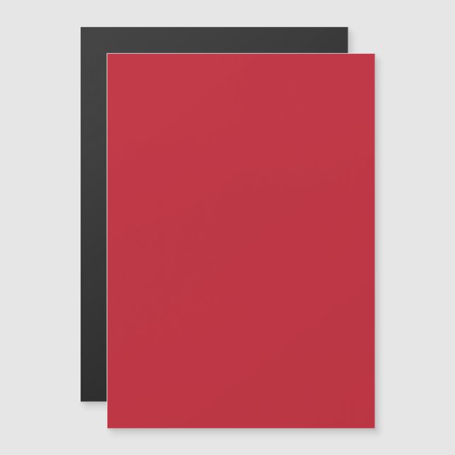 Dark Red Background  Magnetic Invitation (Front/Back)