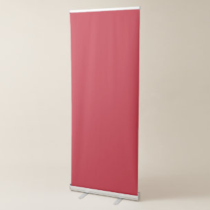 Dark Red Background  Retractable Banner