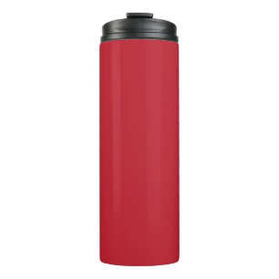 Dark Red Background Thermal Tumbler