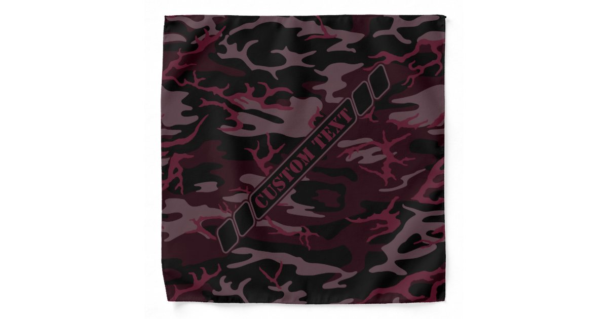 Light Green Camouflage Pattern Bandana, Zazzle