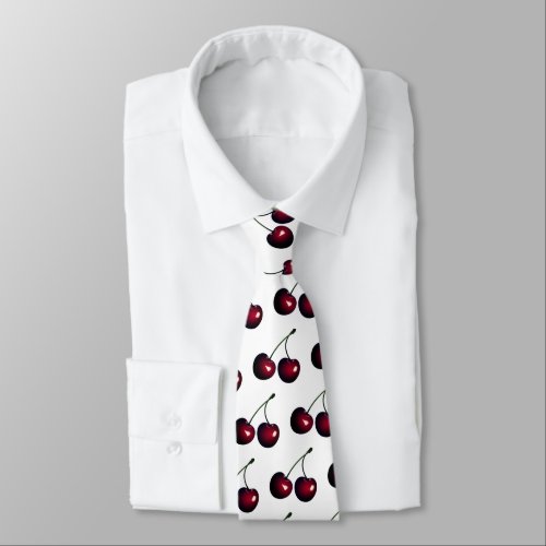 Dark Red Cherry Neck Tie _ Custom Colors