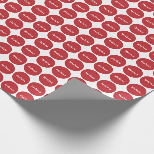 dark red dots on white wrapping paper