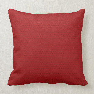 Red Faux Leather Decorative Throw, Red Leather Throw Pillows