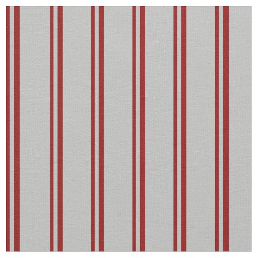 Dark Red & Grey Colored Pattern Fabric