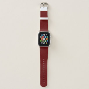 Dark Red, Japanese Maple Apple Watch Band