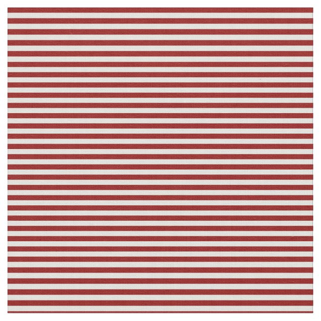 Dark Red & Light Cyan Colored Lines Fabric (Close Up)