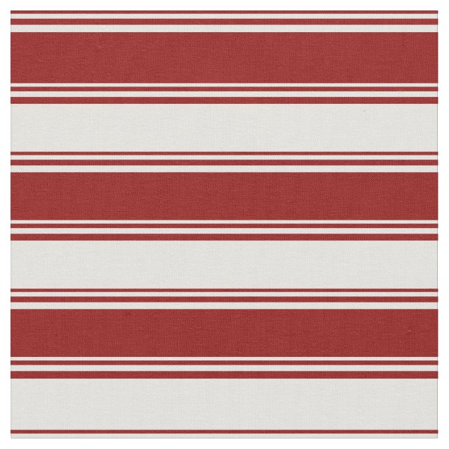 Dark Red & Light Cyan Colored Pattern Fabric (Close Up)