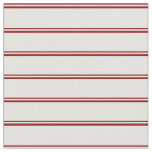 [ Thumbnail: Dark Red & Light Cyan Lines/Stripes Pattern Fabric ]