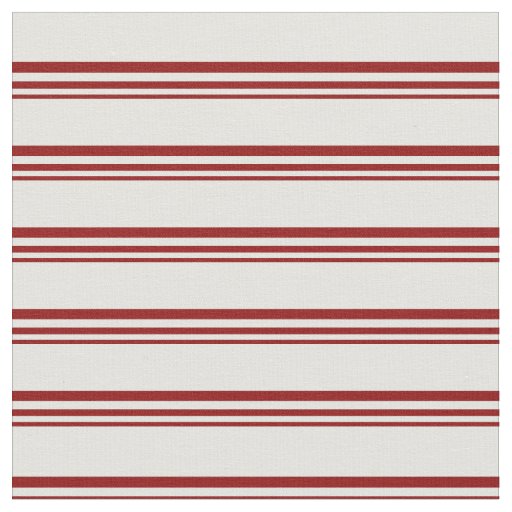 Dark Red & Light Cyan Stripes Pattern Fabric