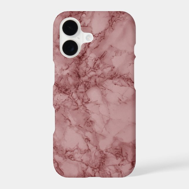 Dark Red Marble Design Case-Mate iPhone Case (Back)