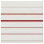 [ Thumbnail: Dark Red & Mint Cream Stripes Fabric ]
