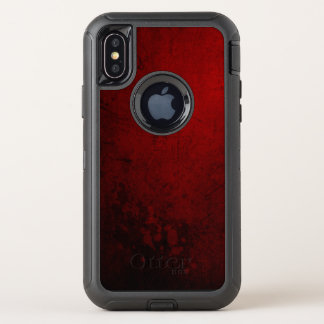 Dark Red OtterBox Defender iPhone X Case