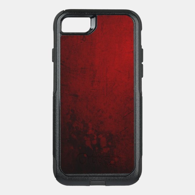 Dark Red Otterbox iPhone Case (Back)