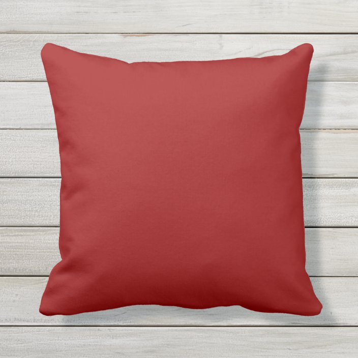 dark red pillow