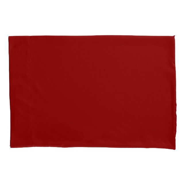 Dark Red Pillow Case (Front)
