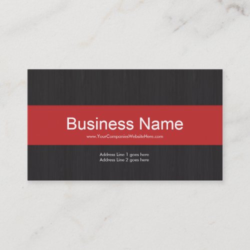 Dark  Red Professional Business Card