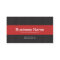 Dark & Red Professional Business Card