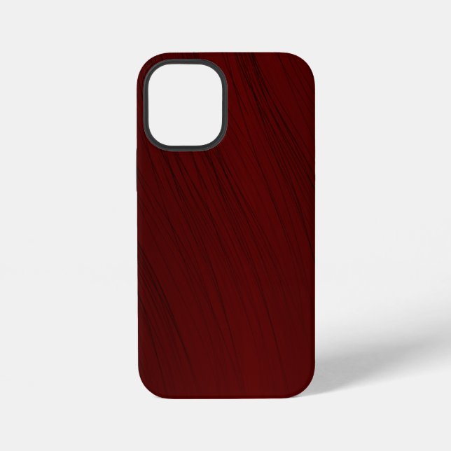 Dark Red Red Background Texture Iphone Case (Back)