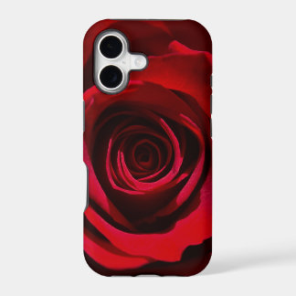 Dark Red Rose iPhone case