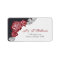 Dark Red Rose Wedding Return Address Label