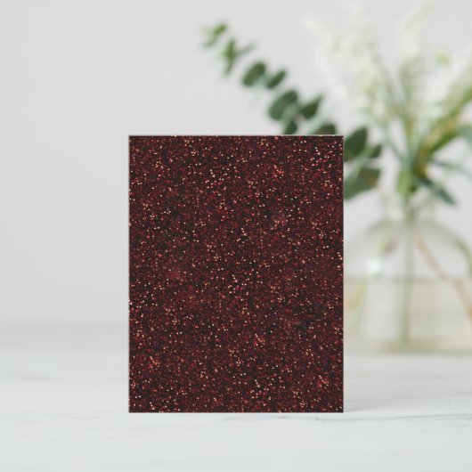 Dark Red Ruby Glitter (Standing Front)