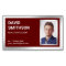Dark Red Silver Foil Real Estate Realtor Photo