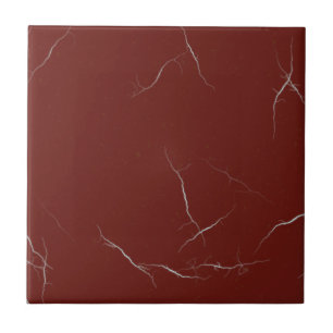 Dark Red Simulation Marble Tile