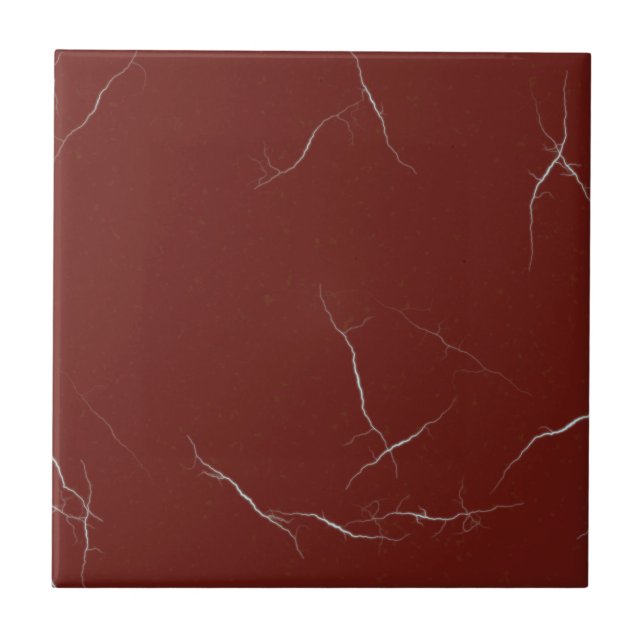 Dark Red Simulation Marble Tile (Front)