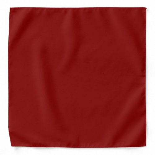 Dark Red solid color  Bandana