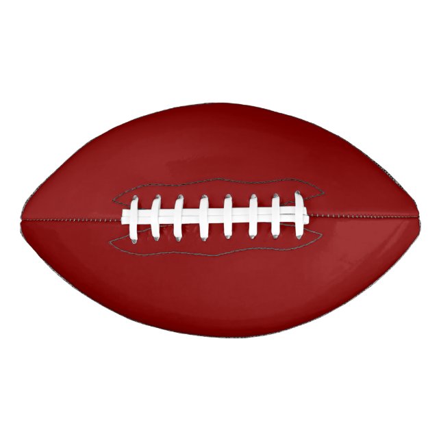 Dark Red Solid Color Football (Front)