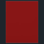 Dark Red (solid color)  Letterhead<br><div class="desc">Dark Red (solid color)</div>