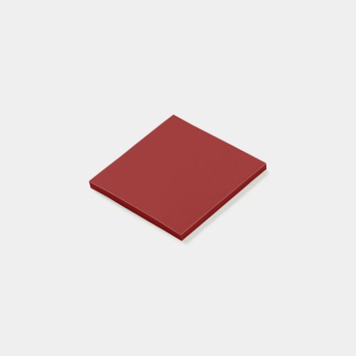 Dark Red solid color  Post_it Notes