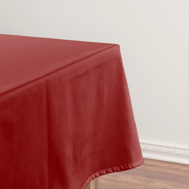 Dark Red Solid Color Tablecloth (In Situ)