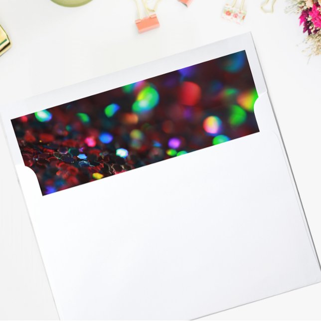 Dark Red Sparkling Envelope Liner (Creator Uploaded)