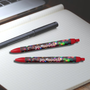 Dark Red Sparkling Pen