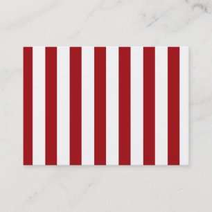 Dark Red Stripes (Add 2nd Color) Business Card