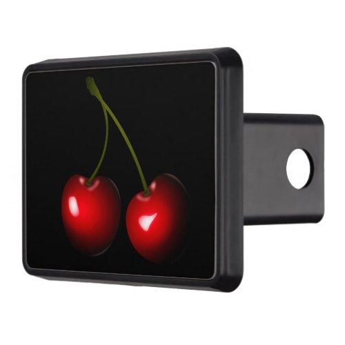 Dark Red Sweet Cherries _ Hitch Cover