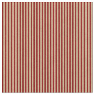 Dark Red & Tan Stripes/Lines Pattern Fabric