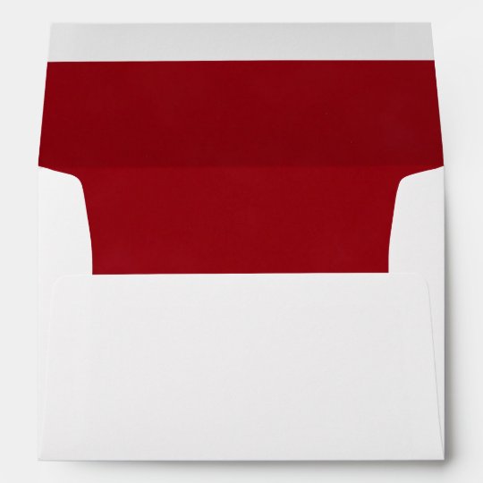 Dark Red Trim - Envelope | Zazzle.com