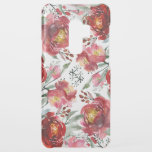 Dark-red watercolors garden flowers uncommon samsung galaxy s9 plus case<br><div class="desc">Trendy watercolors illustration dark-red garden flowers.</div>