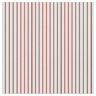 Dark Red & White Colored Striped/Lined Pattern Fabric