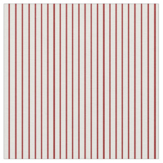 Dark Red & White Colored Striped/Lined Pattern Fabric