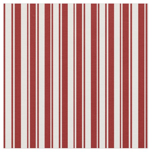 Dark Red & White Pattern Fabric