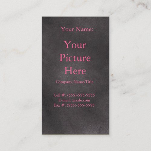 Dark Retro Business Card