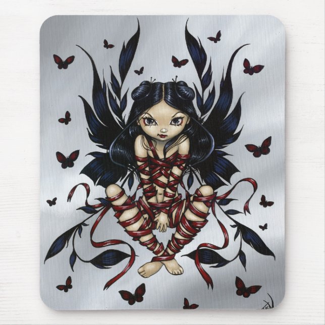 "Dark Ribbon Fairy" Mousepad (Front)