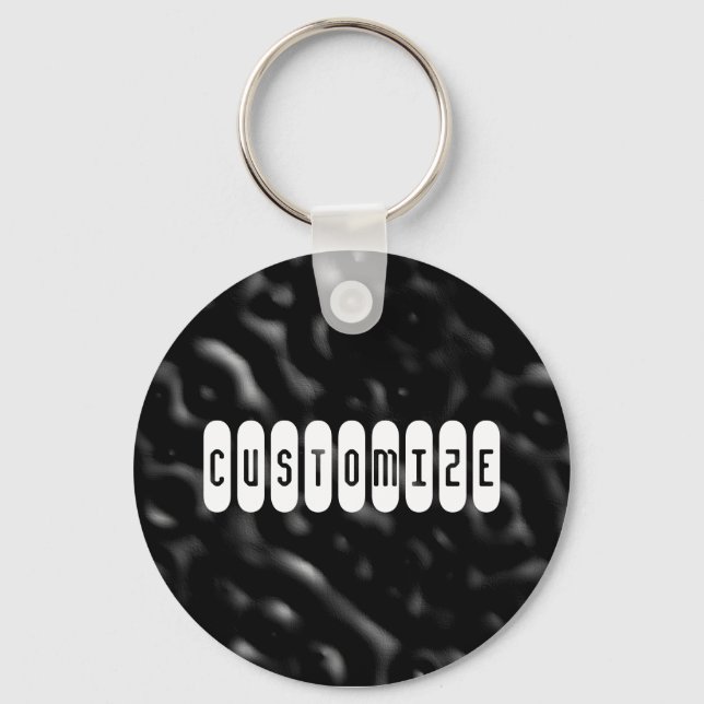 Dark Ripples - Template Keychain (Front)