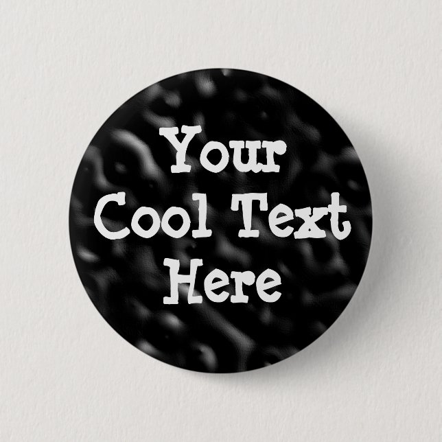 "Dark Ripples" Template Pinback Button (Front)