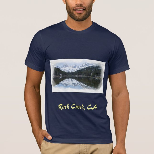 Dark Rock Creek, CA T-Shirt (Front)